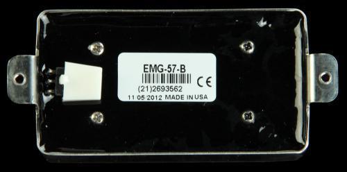 EMG 57 Humbucker Pickup (Brushed Steel) For Sale