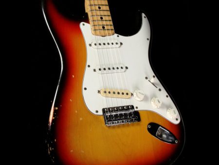 Used 1973 Fender Stratocaster Electric Guitar 3 Color Sunburst Online now