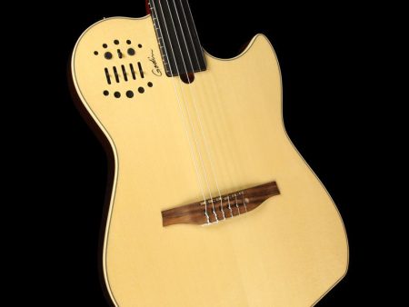 Used Godin Multiac Nylon Fretless SA Acoustic Guitar Natural Sale