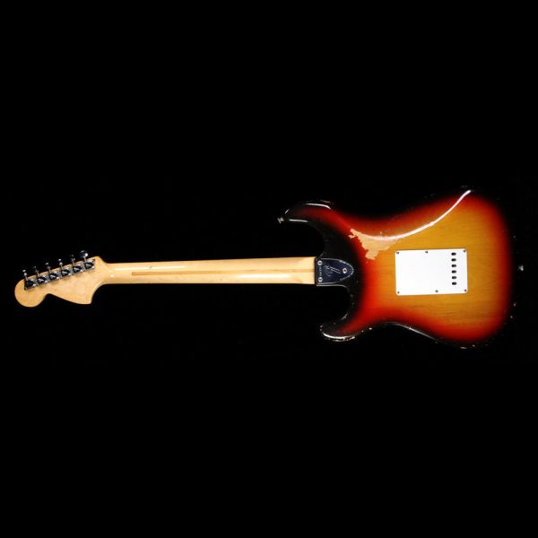 Used 1973 Fender Stratocaster Electric Guitar 3 Color Sunburst Online now