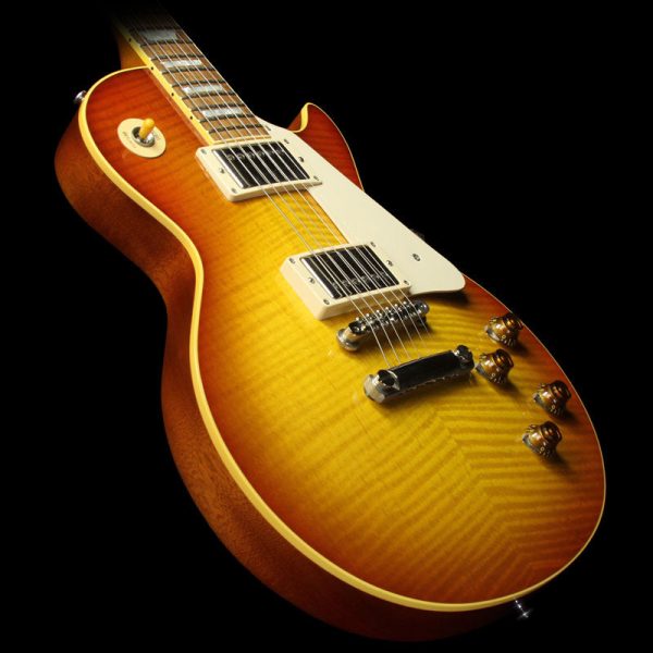 Used 2009 Gibson Custom Shop 1959 Les Paul Reissue Electric Guitar Iced Tea Online Hot Sale