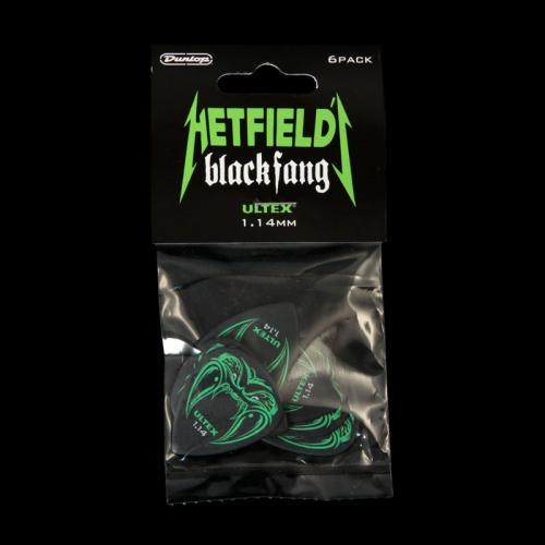 Dunlop James Hetfield Black Fang Picks w  Tin (1.14mm) For Sale