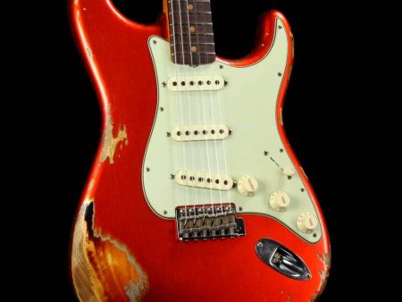 Fender Custom Shop  62 Stratocaster Heavy Relic Candy Tangerine Over 3-Tone Sunburst Sale