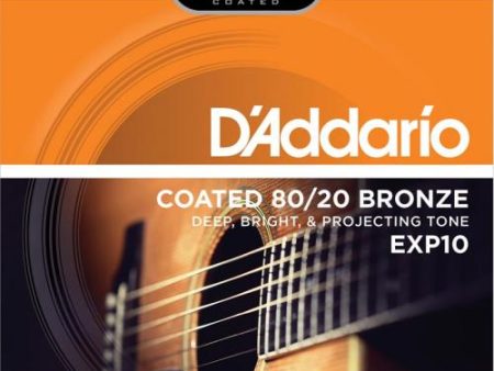 D Addario EXP Coated 80 20 Bronze Acoustic Strings (X-Light 10-47) For Discount