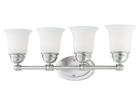 Bella 24.5  Wide 4-Light Vanity Light For Discount