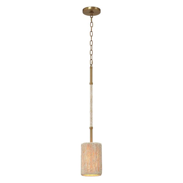 Abaca 5.25  Wide 1-Light Mini Pendant Discount