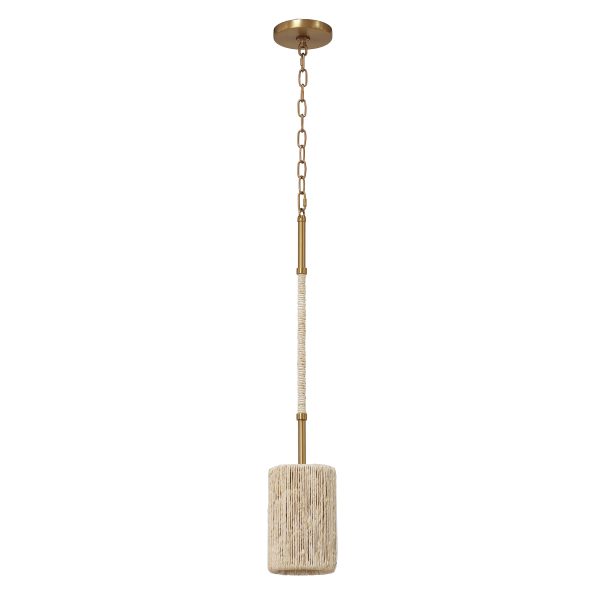 Abaca 5.25  Wide 1-Light Mini Pendant Discount