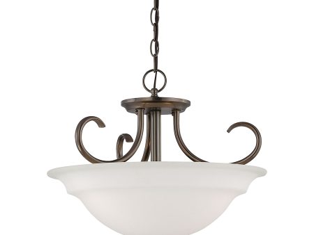 Bella 16  Wide 3-Light Pendant Online now