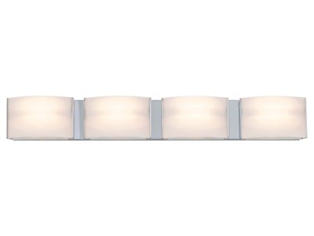 Vanguard AC LED Vanity Light in Satin Nickel Online Sale