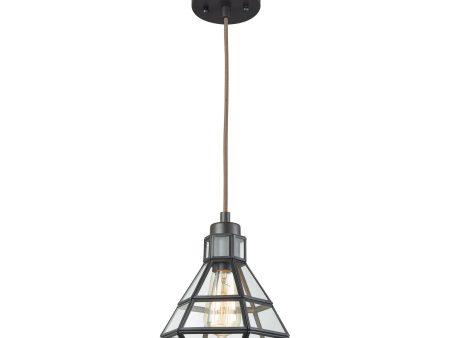 Window Pane 8  Wide 1-Light Mini Pendant For Cheap