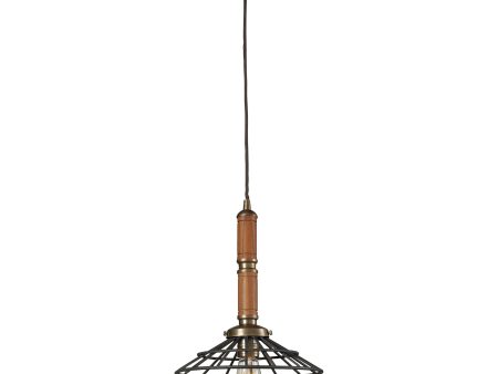 1-Light Wood Pendant Online