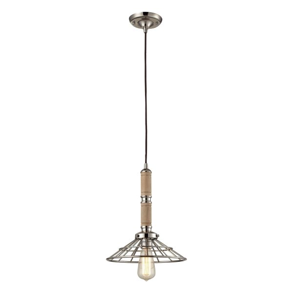 1-Light Wood Pendant Online