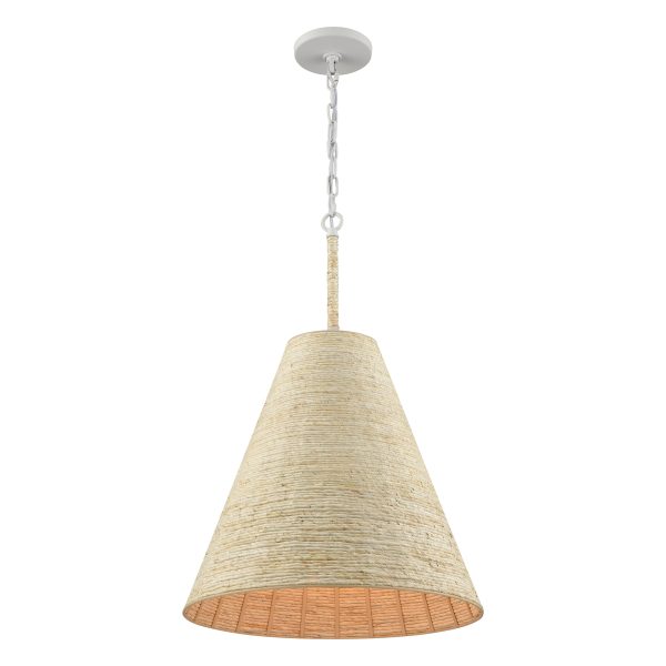 Abaca 17  Wide 1-Light Pendant Sale