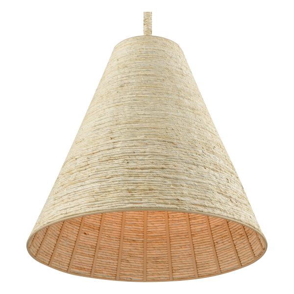 Abaca 17  Wide 1-Light Pendant Sale