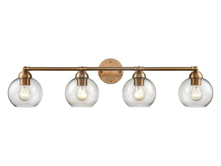 Astoria 35  Wide 4-Light Vanity Light For Sale