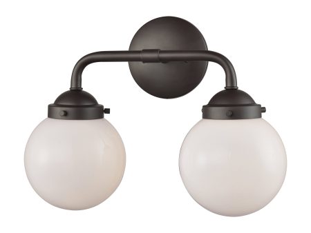 Beckett 15  Wide 2-Light Vanity Light For Discount