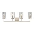 West End 29.75  Wide 4-Light Vanity Light For Sale