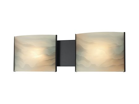 Pannelli 19  Wide 2-Light Vanity Light Online Sale